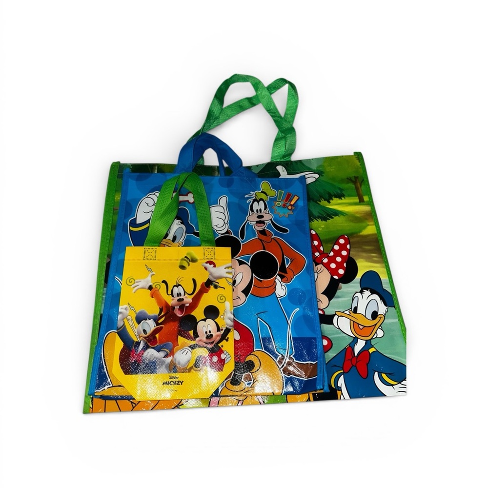 Disney Character Tote Bags Set of 3 - NWOT